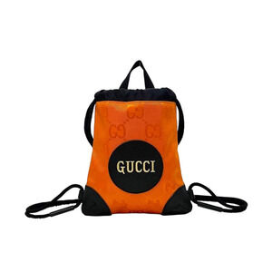 Gucci Mini Backpack Orange Black Off The Grit 643887
